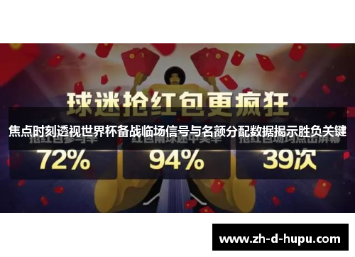 焦点时刻透视世界杯备战临场信号与名额分配数据揭示胜负关键